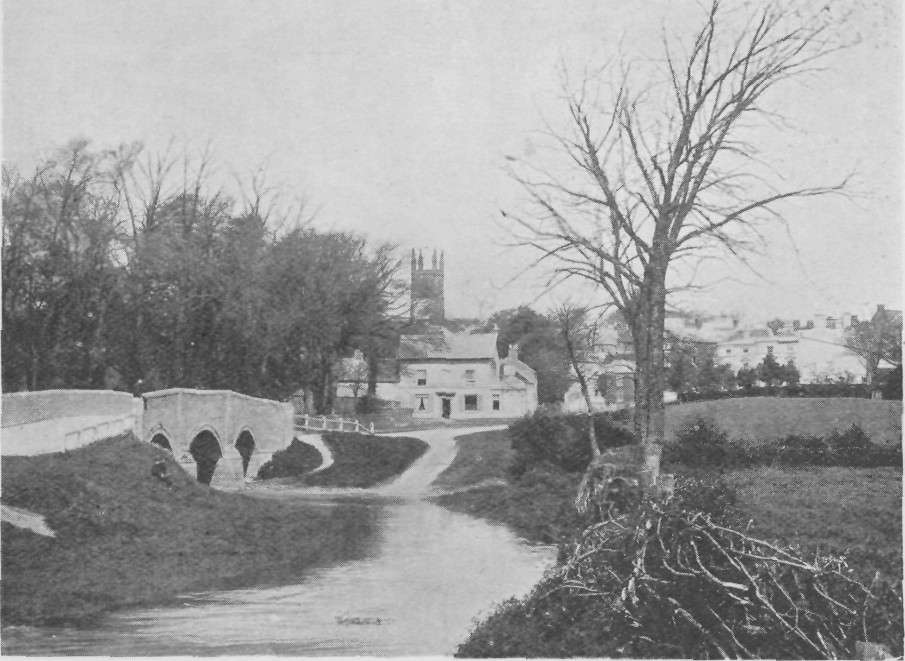 LUTTERWORTH AND THE RIVER SWIFT, WHERE THE ASHES OF WICLIF WERE SCATTERED.