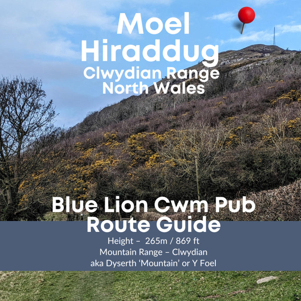 Moel Hiraddug from Blue lion Cwm