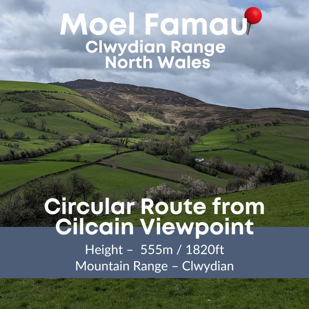 moel famau circular route from cilcain